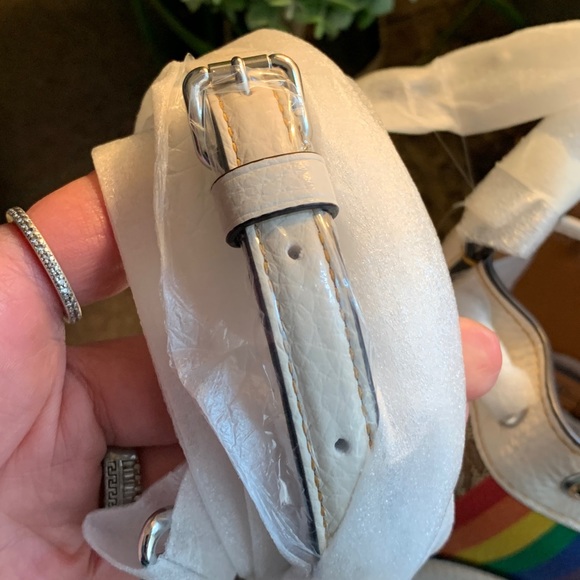 Authentic COACH Signatu jacquard/refined leather rainbow logo drawstrings Crosby - Picture 7 of 13